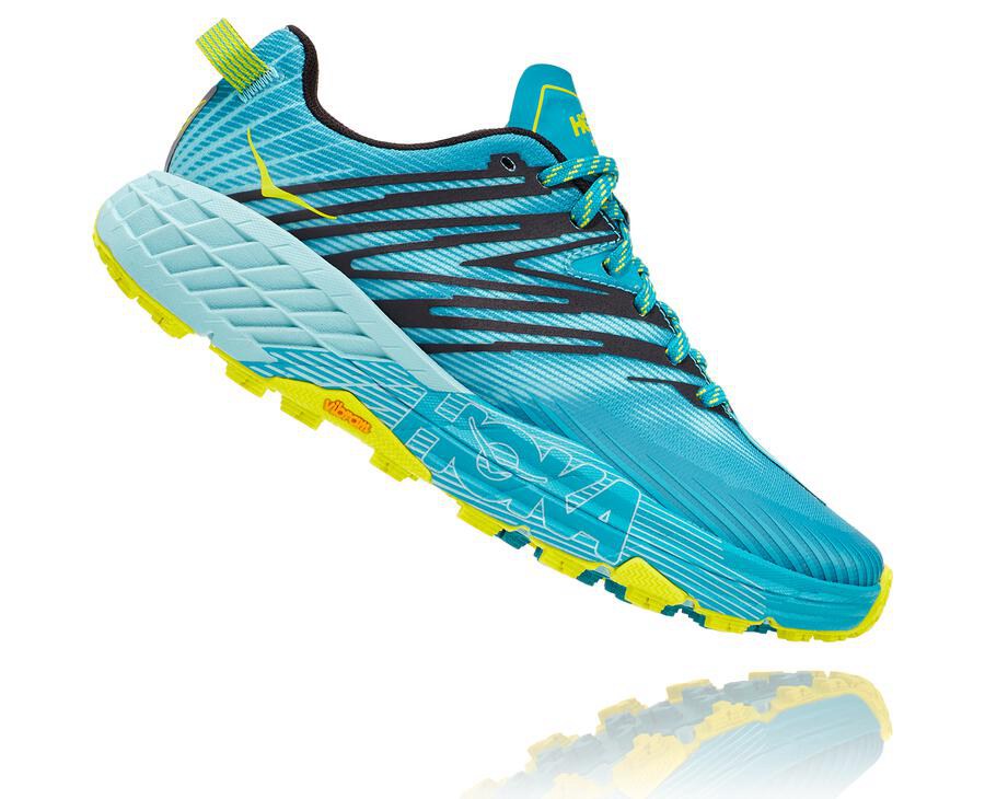 Hoka One One Trainers Womens Turquoise - Speedgoat 4 - 72953ENBD